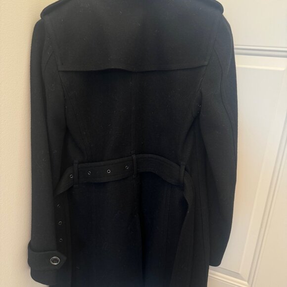Burberry Double Breasted Black Wool coat size US 2 (UK 4) - Picture 5 of 5
